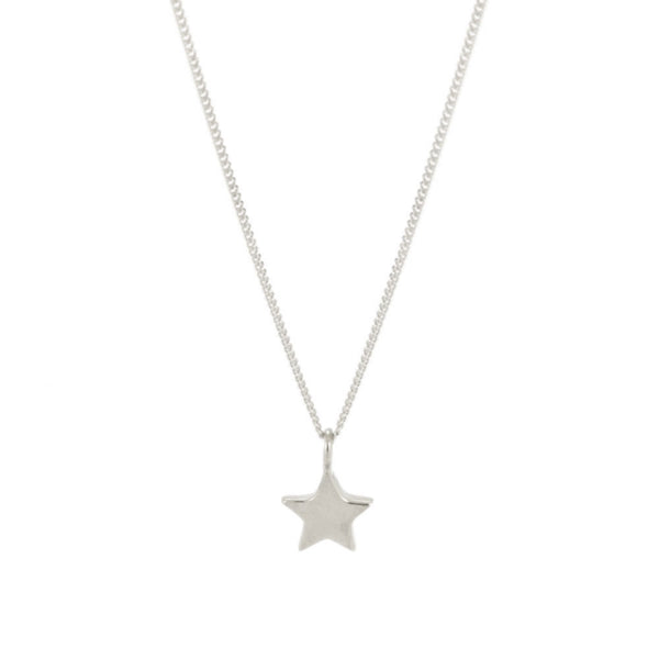 Dainty Star Necklace Silver