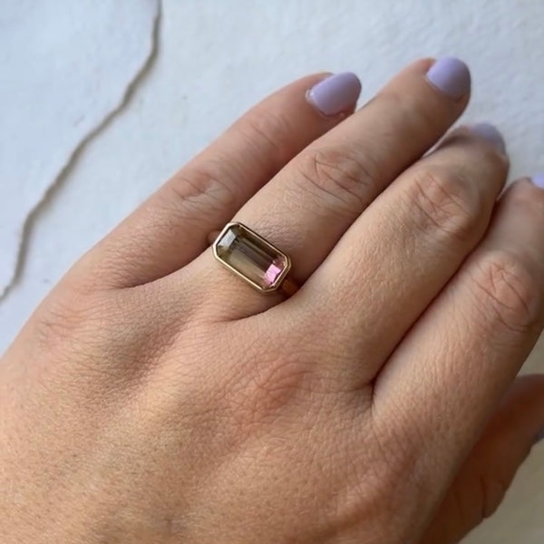 ASTEROID TOURMALINE RING