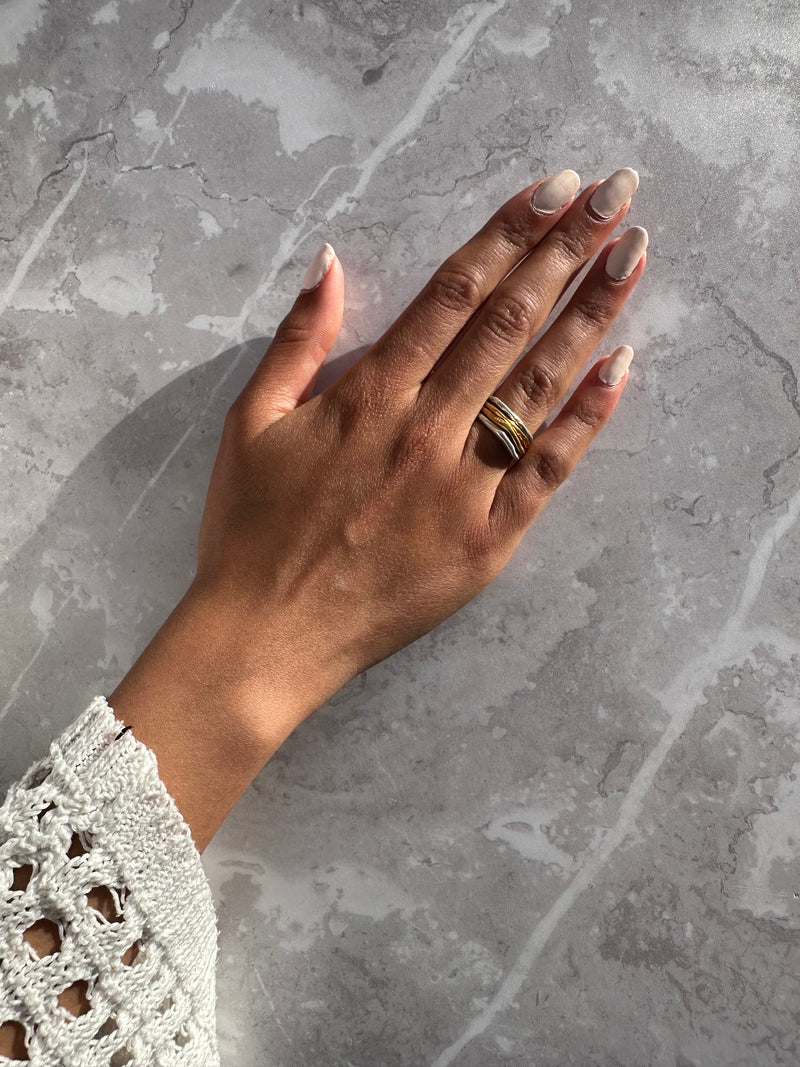 Cave Small Silver Ring/Pendant