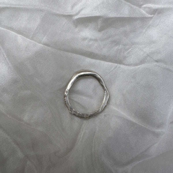 Cave Small Silver Ring/Pendant