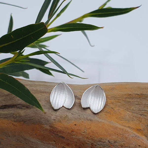 Snowdrop Silver Stud Earrings