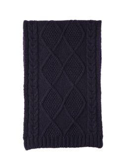 Lambswool Ciaran Scarf - Navy