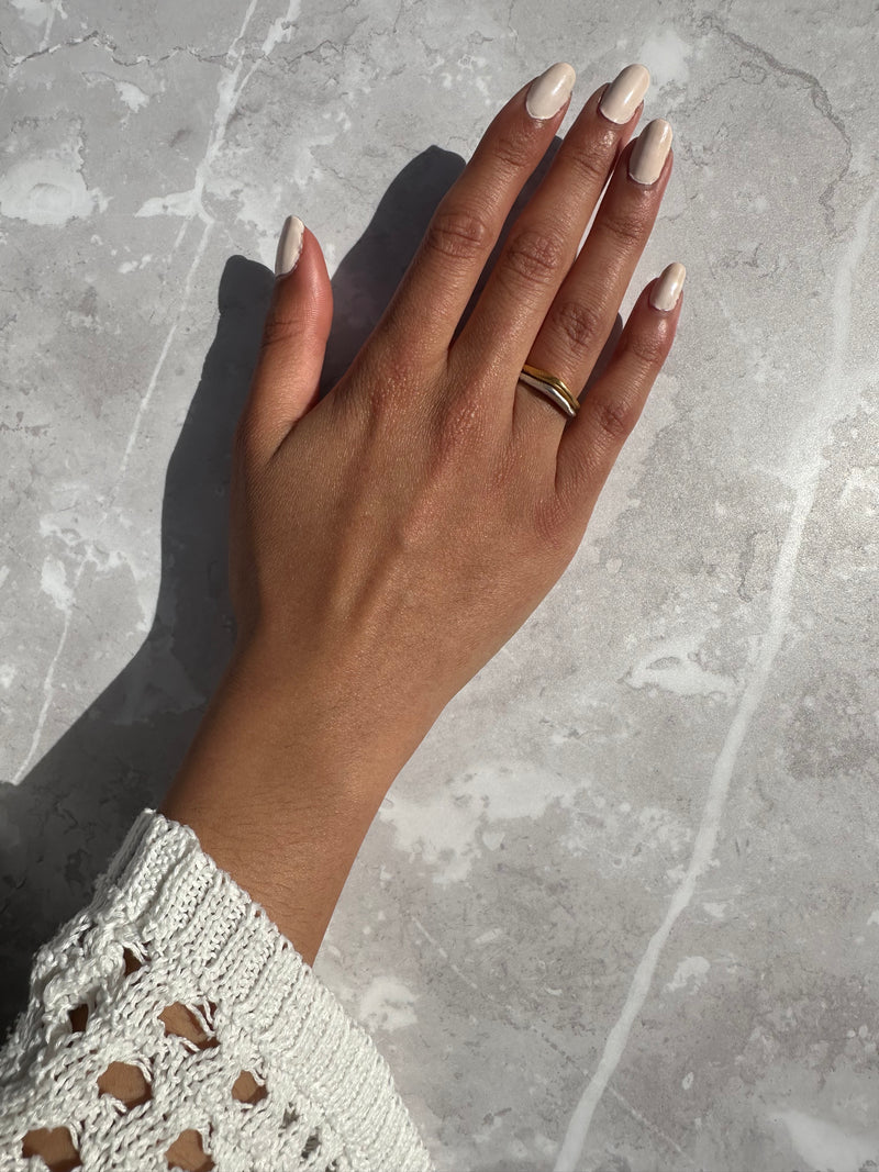 Cave Small Silver Ring/Pendant