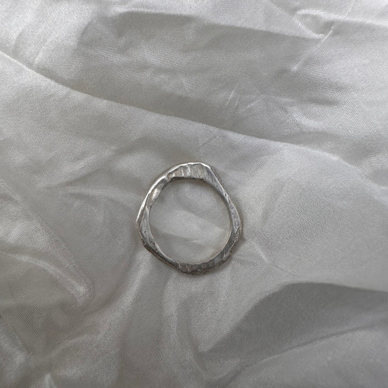 Cave Small Silver Ring/Pendant