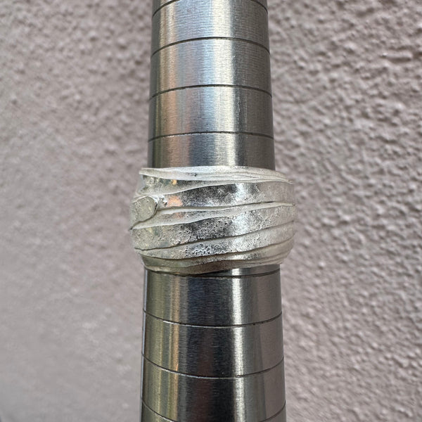 1mm Silver Wrap Ring