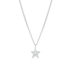 Dainty Star Necklace Silver
