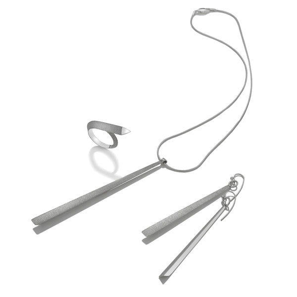 Pinus Silver Pendant Necklace