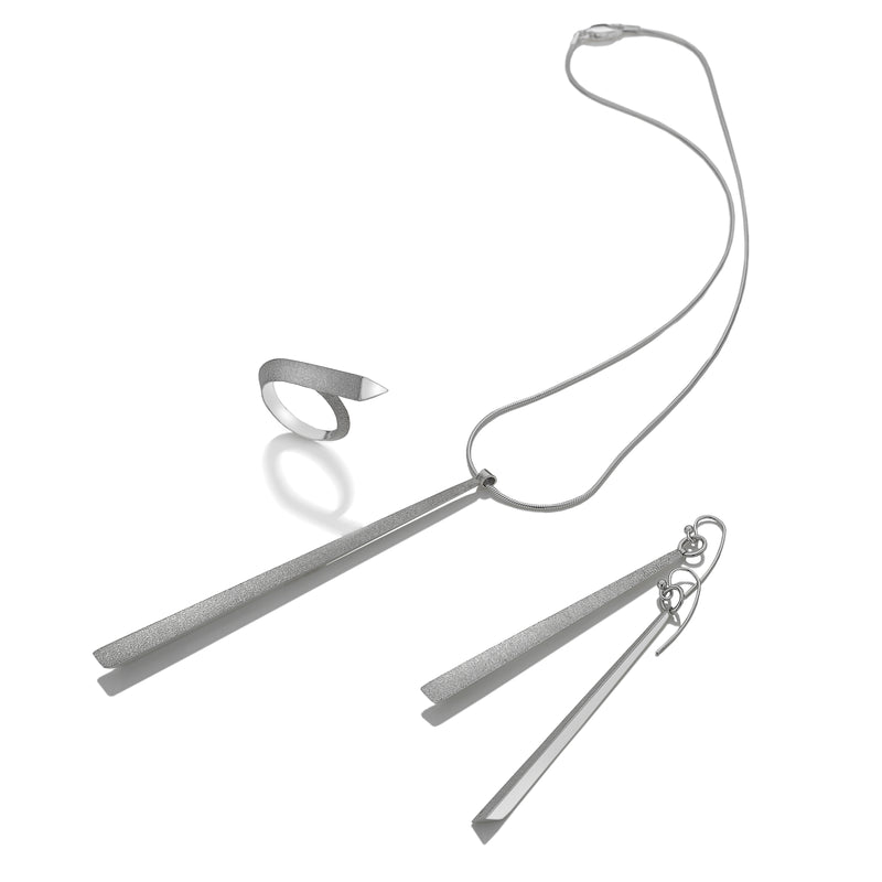 Pinus Silver Pendant Necklace
