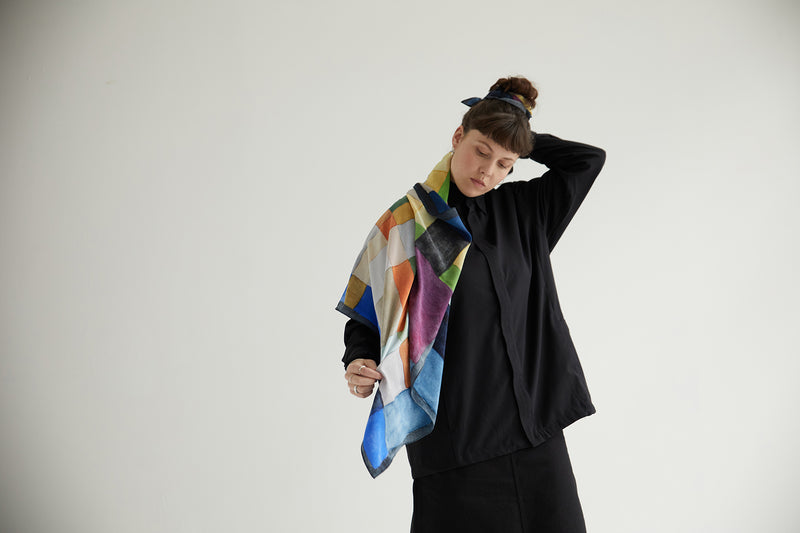 Printed Silk Scarf - Cosmopolitan