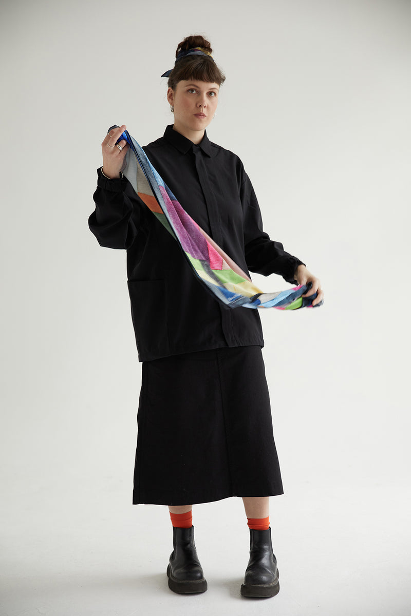 Printed Silk Scarf - Cosmopolitan