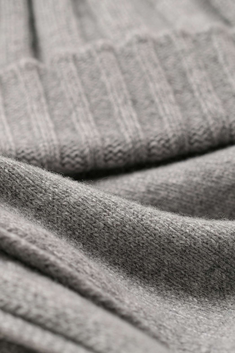 Italian Cashmere Linnhe Scarf - Grey