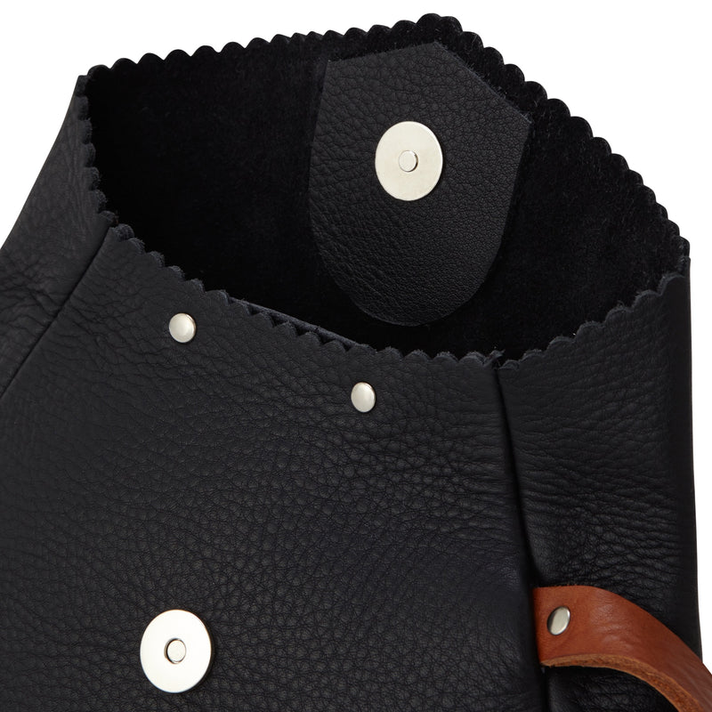 Ava Clutch Black Handcrafted Leather Bag