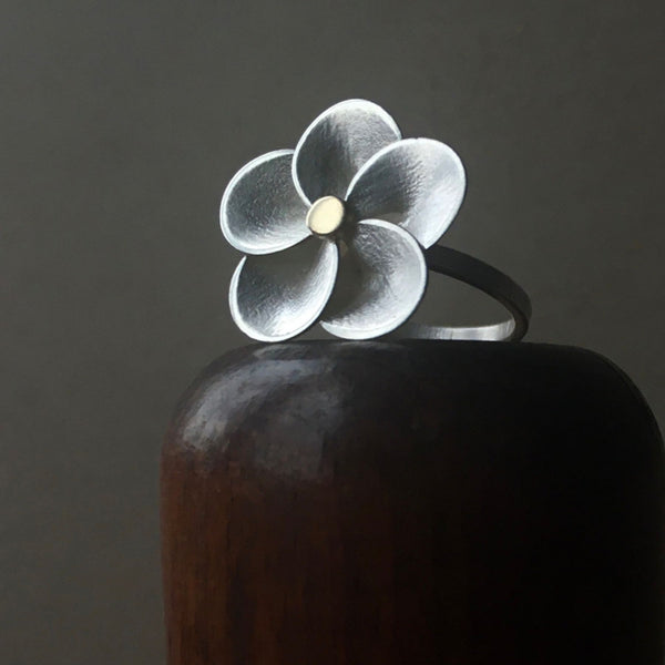 Adelpha Blossom Silver Ring