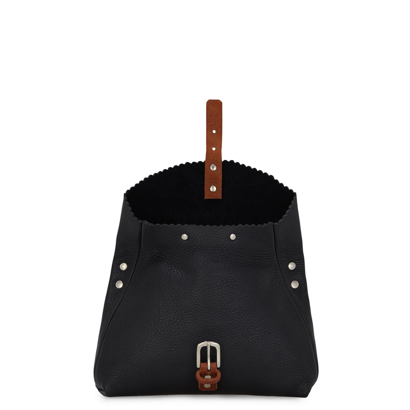 Adele Black Handcrafted Leather Bag