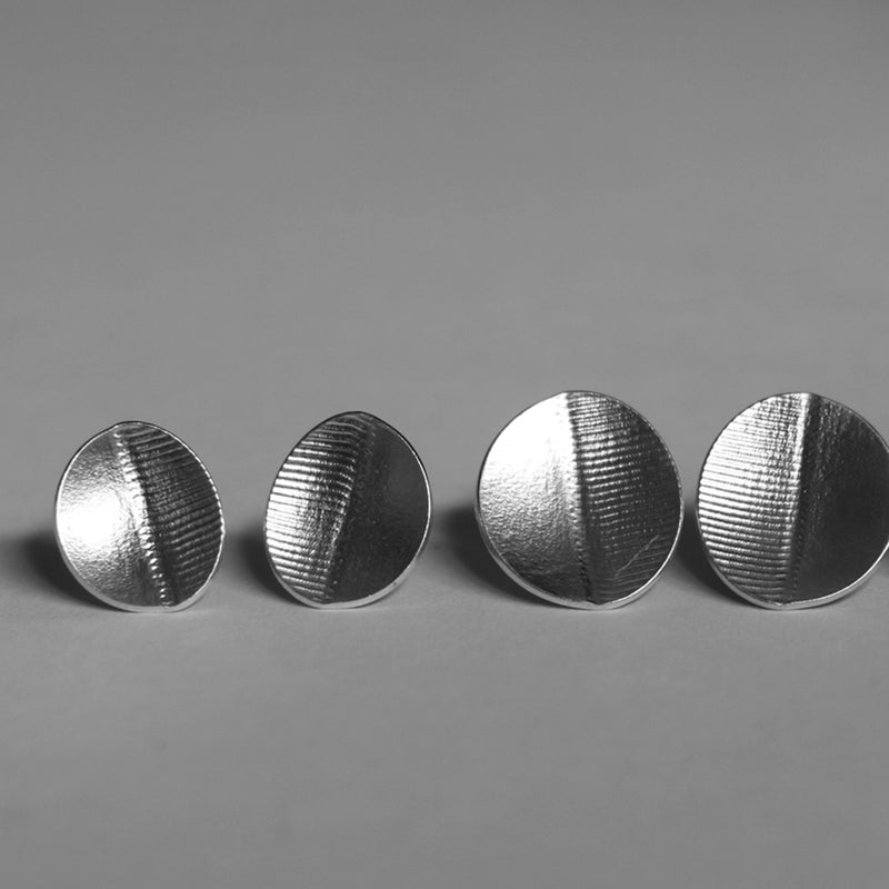 Athena Silver Stud Earrings