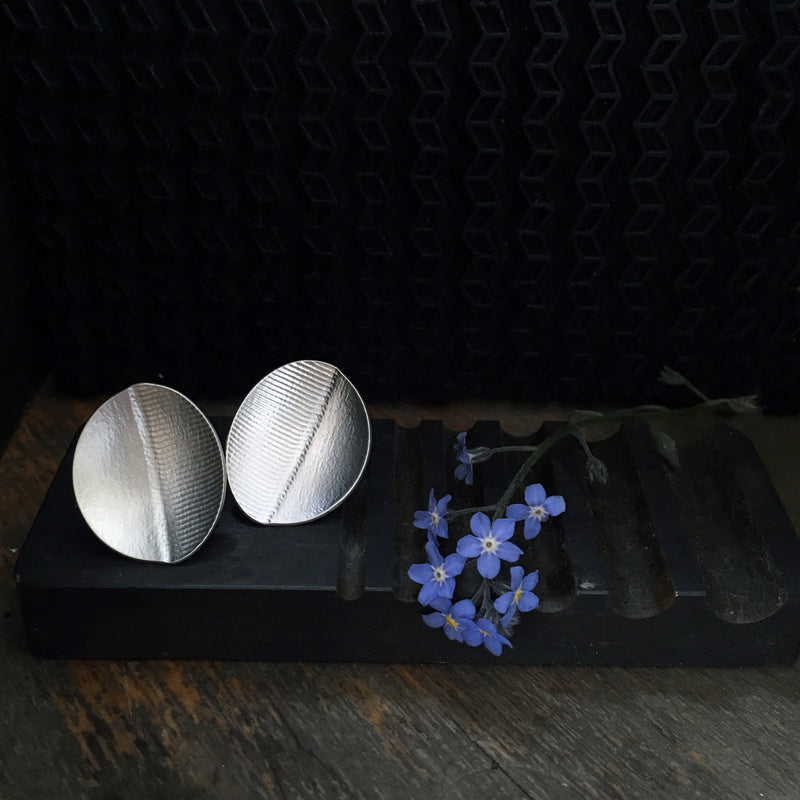 Athena Silver Stud Earrings