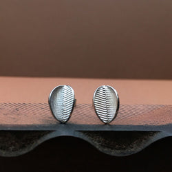 Small Daphne Silver Stud Earrings