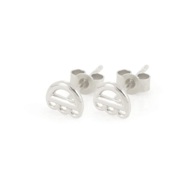 Femme Sunrise Studs Silver