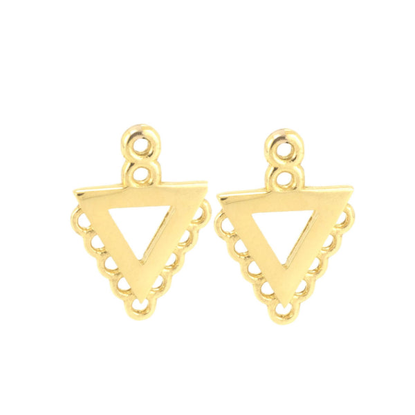 Femme Vega Ear Jackets 18ct Yellow Gold Plated Silver