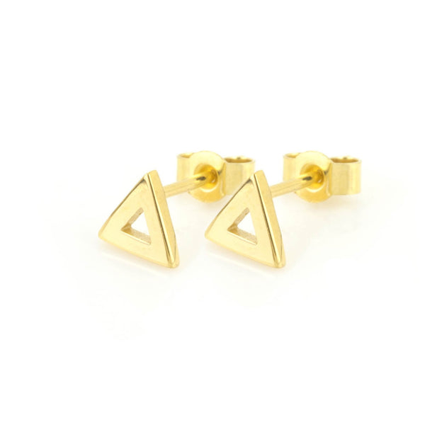Femme Vega Studs 18ct Yellow Gold Plated Silver