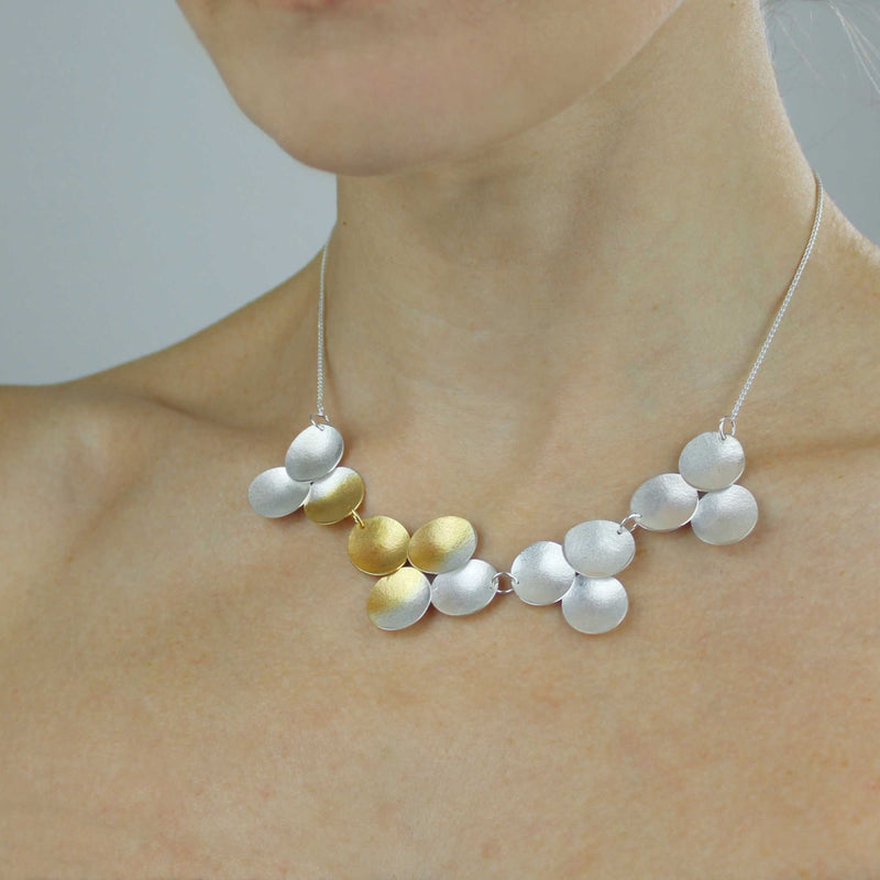 Electra Articulated Pendant 24ct Yellow Gold Plated Silver