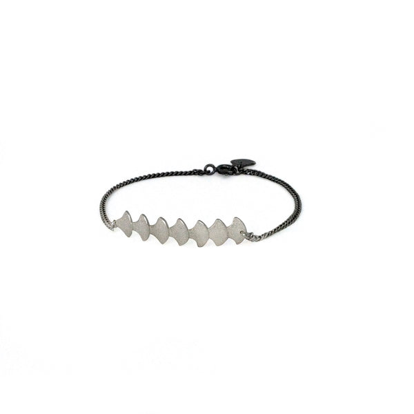 Siren Song Bracelet - Sterling Silver/Oxidised Silver