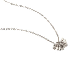 Small Tassel Silver Pendant Necklace