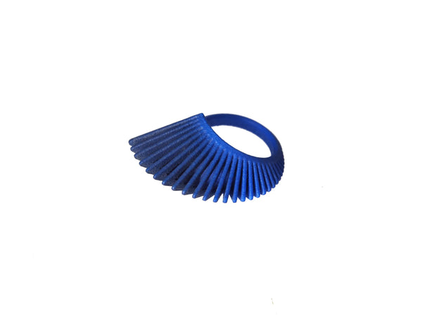 Spiral Ring - Blue Gradient