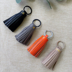 Leather Tassel Keyring