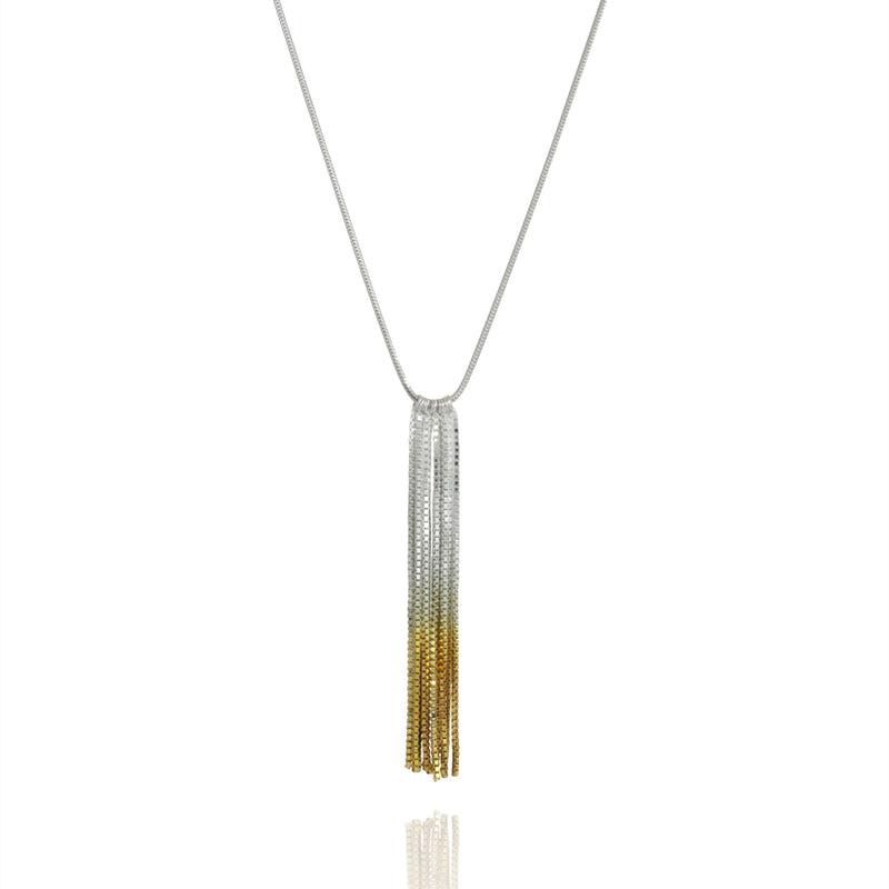 Vesper Light Necklace 18ct Yellow Gold Plated Silver