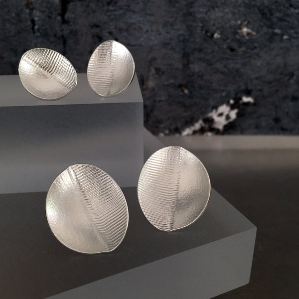 Athena Silver Stud Earrings