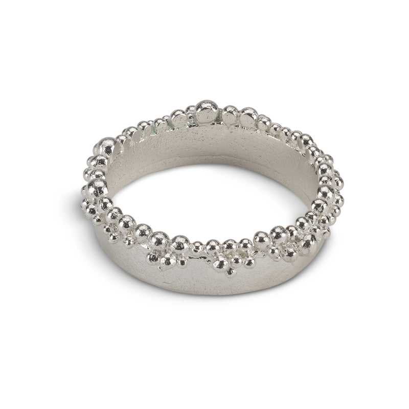 Froth Silver Ring