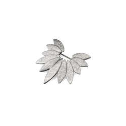 Icarus Fanned Brooch - Silver