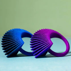 Spiral Ring - Purple Gradient