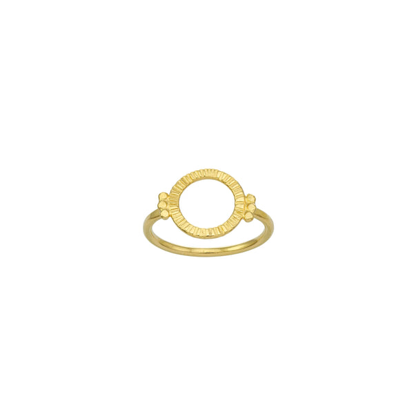 Ayla 24ct Yellow Gold Plated Ring