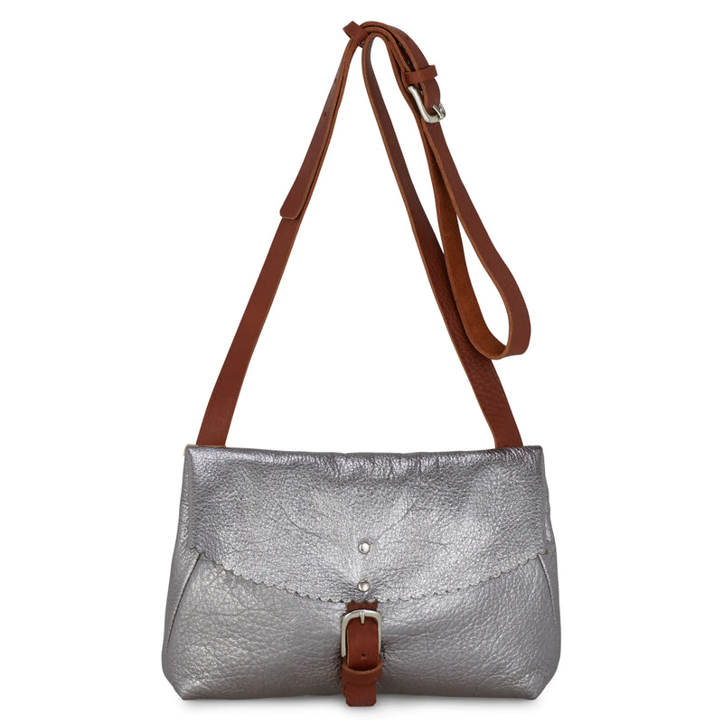 Adele Graphite Handcrafted Leather Bag