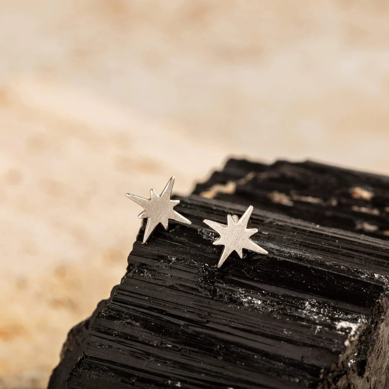 Star silver sales stud earrings