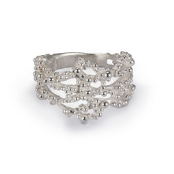 Lace Silver Ring