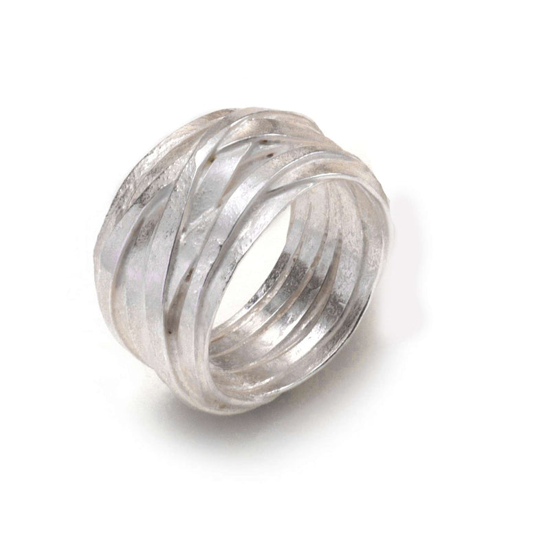 1mm Silver Wrap Ring