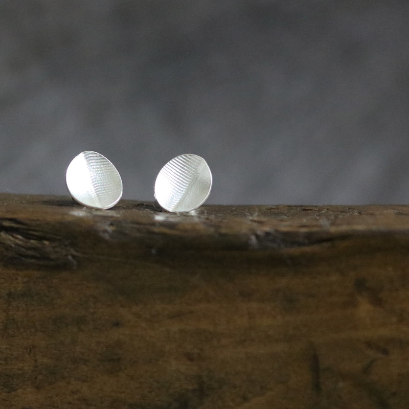 Athena Silver Stud Earrings